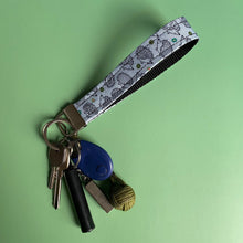 Load image into Gallery viewer, Hedgehog wristlet keychain. Hedgehog keyring.