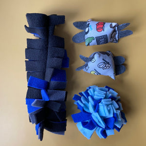Far Far Away Galaxy toys for hedgehogs. Small pet toy. Bell toy. Pet toys. Fleece toy. Set of soft animal toys. Fleece toys.