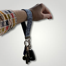 Load image into Gallery viewer, Hedgehog wristlet keychain. Hedgehog keyring.