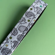 Load image into Gallery viewer, Hedgehog wristlet keychain. Hedgehog keyring.