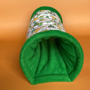 Irish gnome stay open tunnel. Padded fleece tunnel. Tube. Padded tunnel.