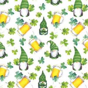 Irish gnome mini set. Tunnel, snuggle sack and toys. Fleece bedding.