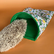 Load image into Gallery viewer, Irish gnomes full cage set. Cube house, snuggle sack, tunnel cage set for small pets.