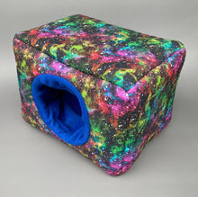 Load image into Gallery viewer, Nebula full cage set. LARGE cube house, snuggle sack, tunnel cage set for cunky hogs