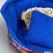 Load image into Gallery viewer, Nebula cuddle cup. Pet sofa. Hedgehog and small guinea pig bed. Small pet beds.