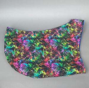 Nebula bonding scarf for hedgehogs and small pets. Bonding pouch. Fleece lined.