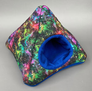 Nebula tent house. Hedgehog and small animal house. Padded fleece lined house.