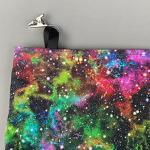 Load image into Gallery viewer, Nebula hanging hay bag for guinea pigs. Cotton hay feeder.