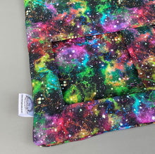 Load image into Gallery viewer, Nebula hanging hay bag for guinea pigs. Cotton hay feeder.
