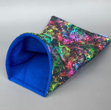 Load image into Gallery viewer, Nebula snuggle sack, snuggle pouch, sleeping bag for hedgehog and small guinea pigs.