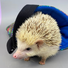 Load image into Gallery viewer, Nebula padded bonding bag, carry bag for hedgehog. Fleece lined pet tote.