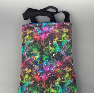 Nebula padded bonding bag, carry bag for hedgehog. Fleece lined pet tote.
