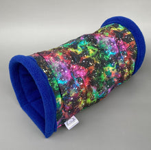 Load image into Gallery viewer, Nebula mini set. Tunnel, snuggle sack and toys. Fleece bedding. Fleece tunnel and pouch