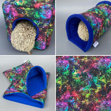 Load image into Gallery viewer, Nebula full cage set. Cube house, snuggle sack, tunnel cage set for small pets.
