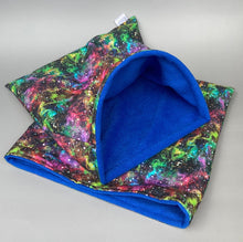 Load image into Gallery viewer, LARGE nebula snuggle sack. Snuggle pouch for guinea pigs