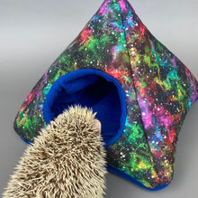 Load image into Gallery viewer, Nebula full cage set. Tent house, snuggle sack, tunnel cage set for hedgehogs