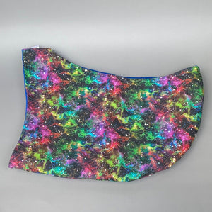 Nebula bonding scarf for hedgehogs and small pets. Bonding pouch. Fleece lined.