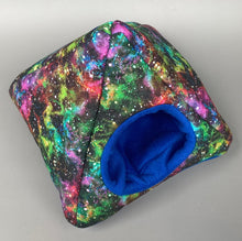 Load image into Gallery viewer, Nebula tent house. Hedgehog and small animal house. Padded fleece lined house.