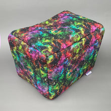 Load image into Gallery viewer, LARGE nebula cosy bed. Cosy cube. Cuddle Cube. Snuggle house. Fleece hidey.