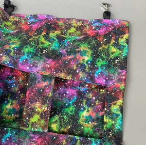 Nebula hanging hay bag for guinea pigs. Cotton hay feeder.