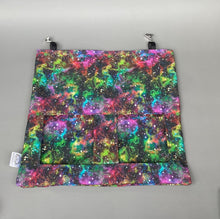 Load image into Gallery viewer, Nebula hanging hay bag for guinea pigs. Cotton hay feeder.