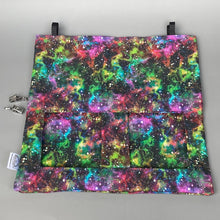 Load image into Gallery viewer, Nebula hanging hay bag for guinea pigs. Cotton hay feeder.