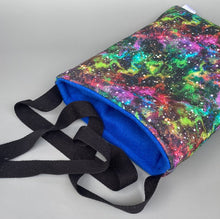 Load image into Gallery viewer, Nebula padded bonding bag, carry bag for hedgehog. Fleece lined pet tote.