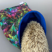 Load image into Gallery viewer, Nebula mini set. Tunnel, snuggle sack and toys. Fleece bedding. Fleece tunnel and pouch