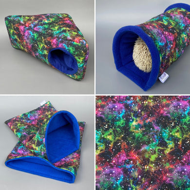 Nebula full cage set. Corner house, snuggle sack, tunnel cage set for hedgehog or small pet.