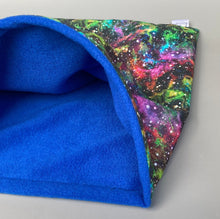 Load image into Gallery viewer, LARGE nebula snuggle sack. Snuggle pouch for guinea pigs