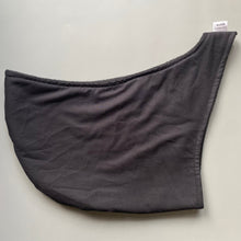Load image into Gallery viewer, Black bonding scarf for hedgehogs and small pets. Bonding pouch. Fleece lined.