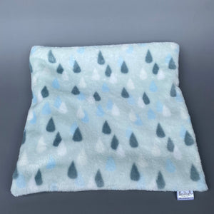 LARGE rain drops cuddle soft snuggle sack. Sleeping bag for hedgehogs and guinea pigs