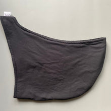 Load image into Gallery viewer, Black bonding scarf for hedgehogs and small pets. Bonding pouch. Fleece lined.