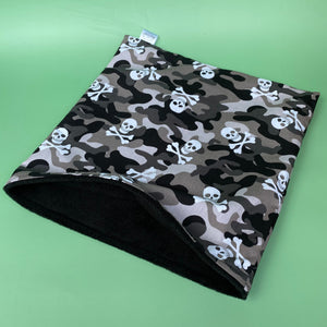 LARGE Camo skulls snuggle sack. Snuggle pouch for guinea pigs