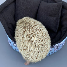 Load image into Gallery viewer, Vintage Floral Skulls cuddle cup. Pet sofa. Hedgehog and small guinea pig bed.