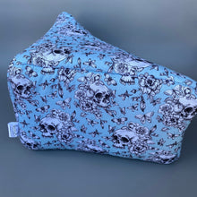 Load image into Gallery viewer, Vintage Floral Skulls corner house. Hedgehog and small pet cube house.