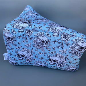 Vintage Floral Skulls corner house. Hedgehog and small pet cube house.