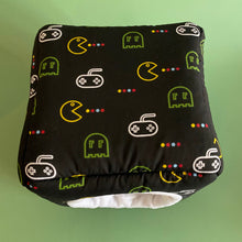 Load image into Gallery viewer, Gamer cosy cube house. Hedgehog and guinea pig cube house. Padded fleece house.