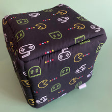 Load image into Gallery viewer, Gamer cosy cube house. Hedgehog and guinea pig cube house. Padded fleece house.
