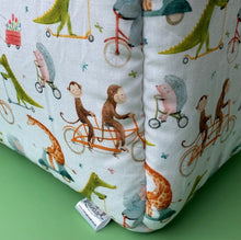 Load image into Gallery viewer, LARGE off to the races cosy bed. Cosy cube. Cuddle Cube. Padded house for guinea pigs.