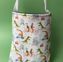 Load image into Gallery viewer, Off to the races padded bonding bag, carry bag for hedgehog. Fleece lined pet tote.
