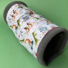Load image into Gallery viewer, Off to the races full cage set. Corner house, snuggle sack, tunnel cage set for hedgehogs