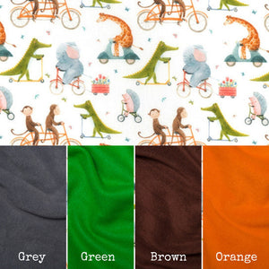 LARGE Off to the races animals snuggle sack. Snuggle pouch for guinea pigs