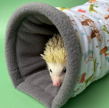 Load image into Gallery viewer, Off to the races full cage set. Large house, snuggle sack, tunnel cage set for guinea pigs