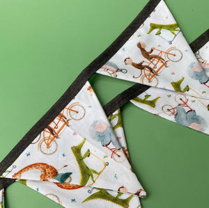 Off to the races miniature bunting. Viv decorations. Cage decorations.