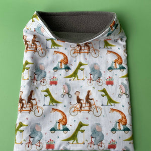 Off to the races snuggle sack, snuggle pouch, sleeping bag for hedgehogs