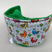 Load image into Gallery viewer, Drama Llama cuddle cup. Pet sofa. Hedgehog and small guinea pig bed. Small pet beds.