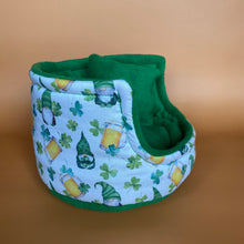 Load image into Gallery viewer, Irish gnome cuddle cup. Pet sofa. Hedgehog and small guinea pig bed. Small pet beds.