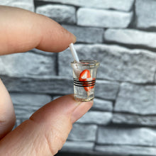 Load image into Gallery viewer, Fruit drinks. Fruit cup photo props. Mini take away drink for photos.