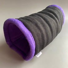 Load image into Gallery viewer, LARGE Fleece full cage set. Large house, snuggle sack, tunnel cage set.